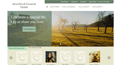 Desktop Screenshot of kerchevalfuneralhome.com